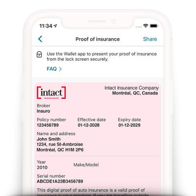 Intact Insurance Application